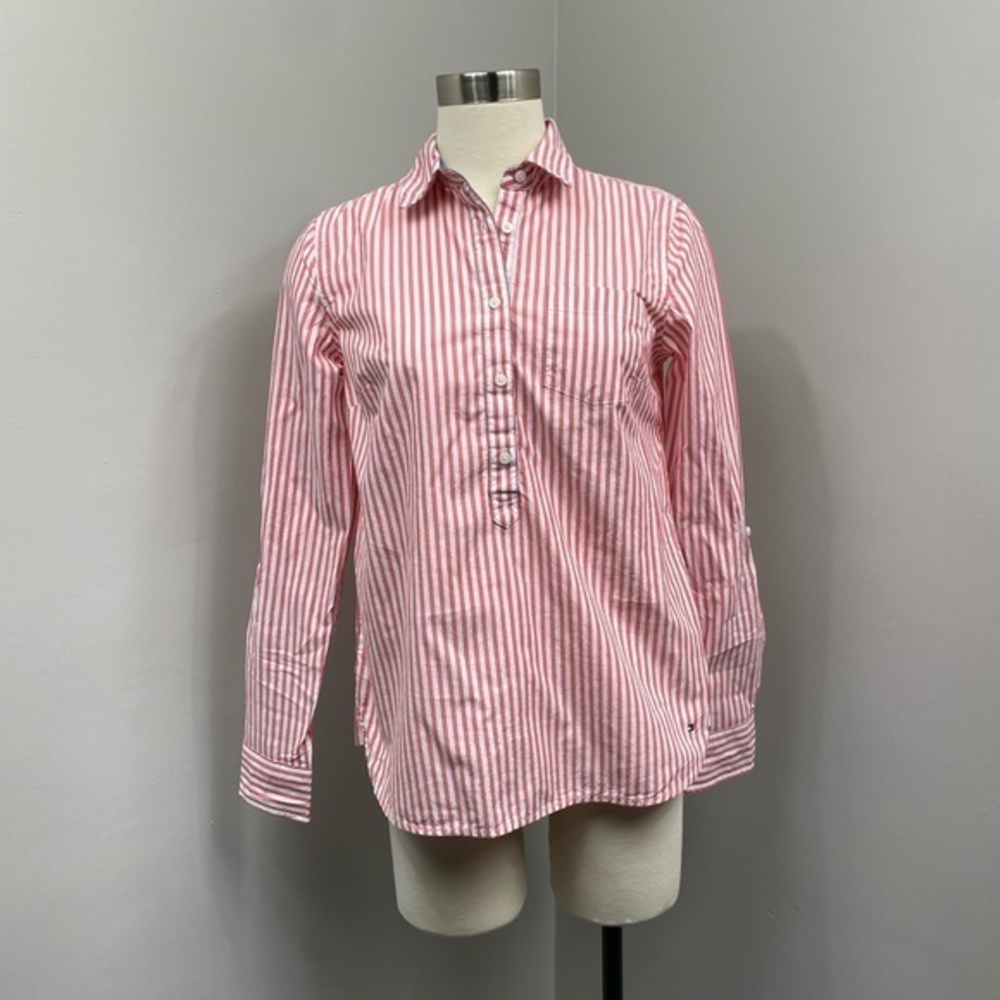 Tommy‎ Hilfiger Pink Stripe Blouse